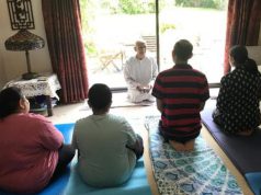 Senior citizen uses yoga to cope with COVID-19 and self-isolation